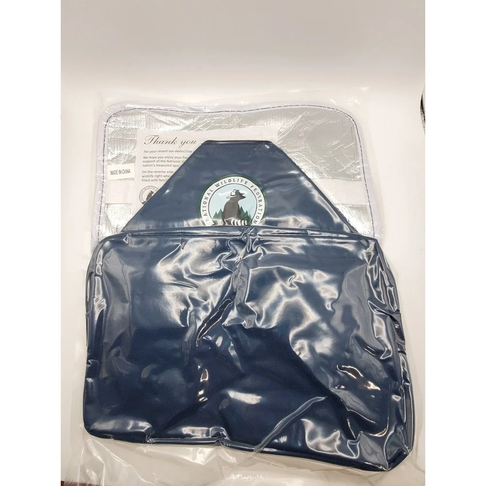 New National Wildlife Federation NWF Insulated Lunch Bag Navy Blue